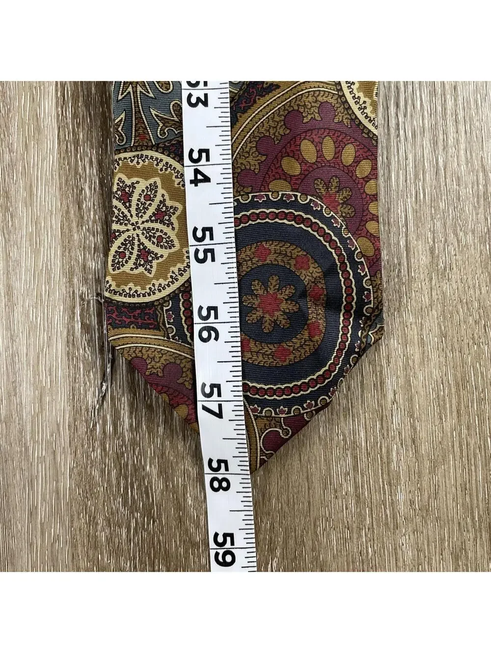 Lot Of 4 VTG Abstract Ties Sailboats Golden Grapes Geometric Hand Made USA